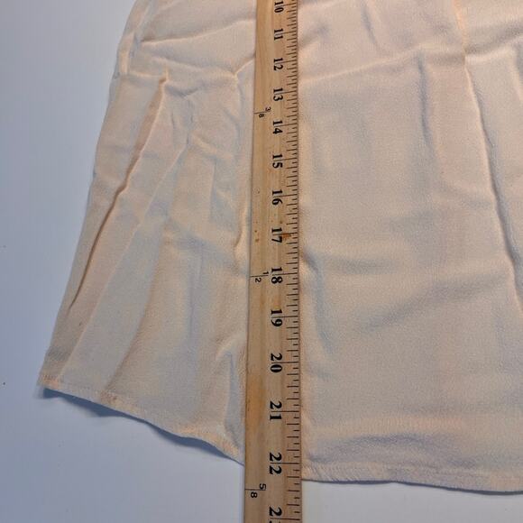 Ba&sh Cream Fani Crepe Ruffle Blouse Small - Picture 13 of 14